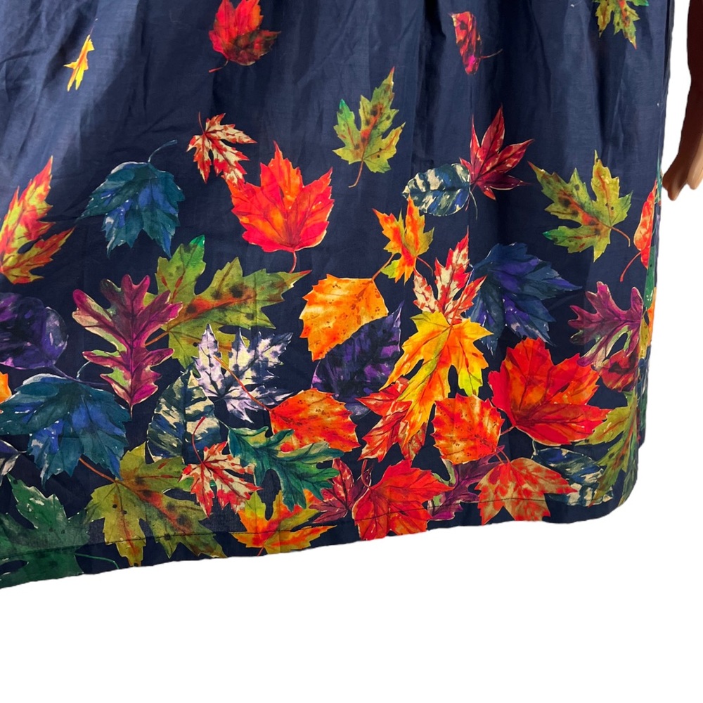 ModCloth Womens 16 Dress Can't Be Leaf I'm Fallin' For You Fit and Flare NWT - Picture 3 of 13